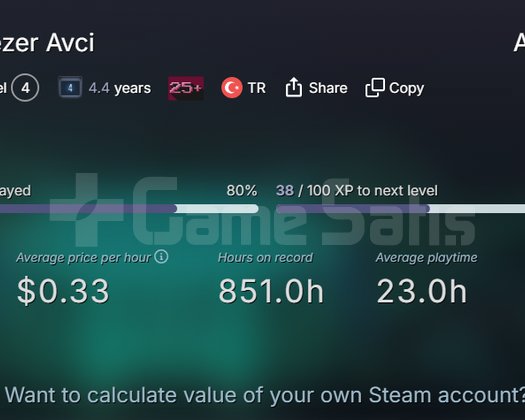 SATILIK TEMİZ STEAM HESAP