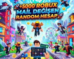 +5000 ROBUX ENVANTERLİ MAİL DEĞİŞEN RANDOM HESAP