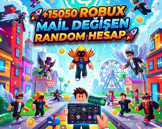+15050 ROBUX ENVANTERLİ MAİL DEĞİŞEN RANDOM HESAP