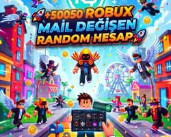 +50050 ROBUX ENVANTERLİ MAİL DEĞİŞEN RANDOM HESA