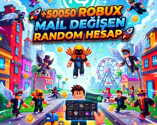 +50050 ROBUX ENVANTERLİ MAİL DEĞİŞEN RANDOM HESA