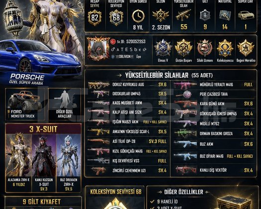 82 LVL | SEZON 2 | 3 X-SUIT | 9 GİLT | PORSCHE