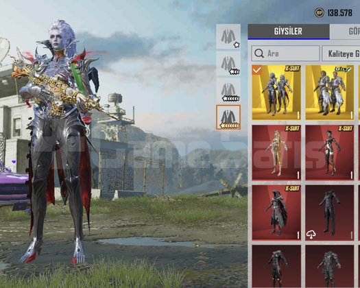 7 Lvl X-Suit Hesap
