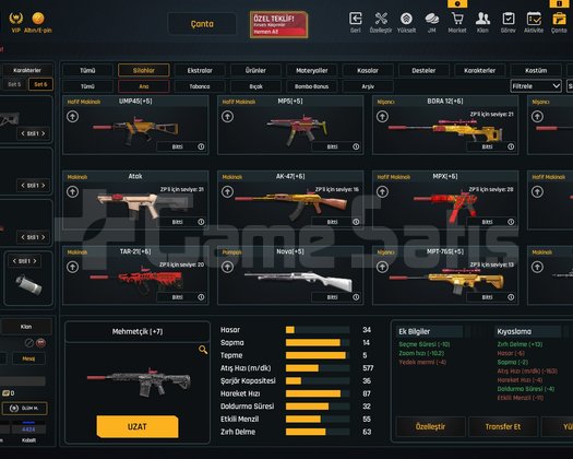 6 TANE SINIRSIZ,53 TANE +LI,ÖZELLEŞTİRMESİ ZENGİN