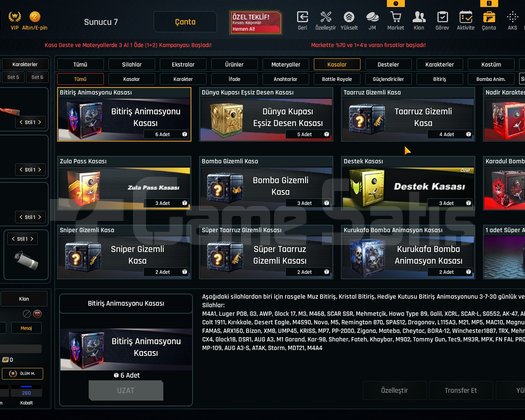 56K Materyalli 52 Seviye Zula Hesabı
