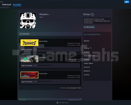Steam İlk Mail Devirli Hesap