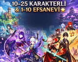 100 EU SUNUCU 10-25 KARAKTERLİ & 1-10 EFSANEVİ
