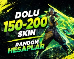 TR | 150 - 200 SKİN GARANTİLİ HESAPLAR / BOŞ YOK