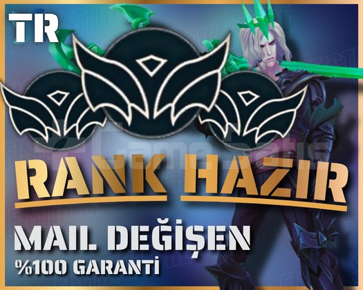 TR / +30 LVL + RANK HAZIR + BOTSUZ + MAİL ONAYSIZ