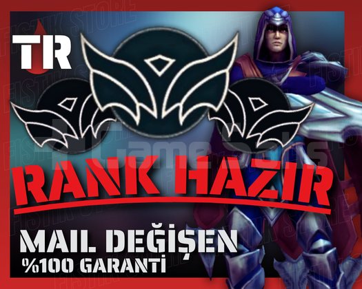 TR / +30 LVL + RANK HAZIR + BOTSUZ + MAİL ONAYSIZ