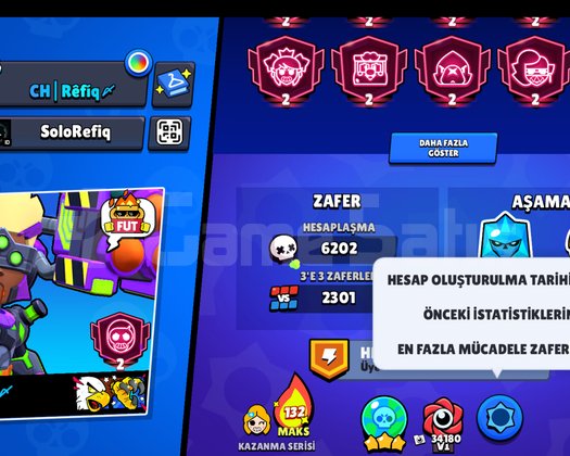 Brawl Stars 2026 Kurulu TR 182 201.000 Kupa Hesap