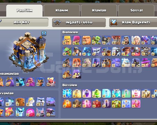 Full satılık clash of clans hesabı