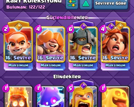 CLASH ROYALE AÇILIŞ GÜNÜNDEN BERİ KULLANILAN HESAP