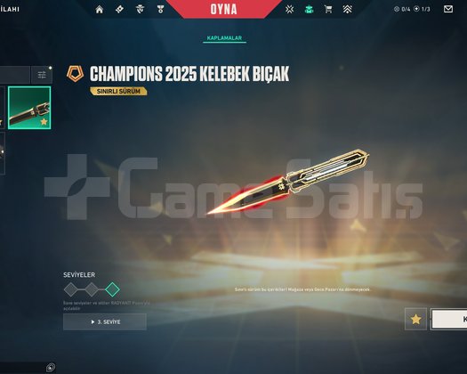 CHAMPIONS 2025 SETLİ  3 BIÇAK 7 VANDALLI FENAA!!