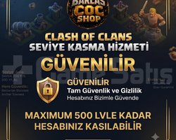 Clash of clans lvl kasma hizmeti