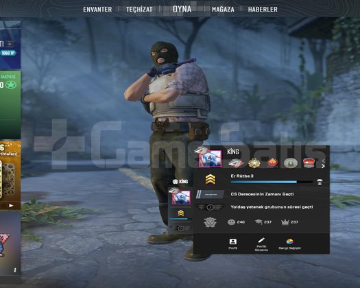 FACEİT ONAYLI CS2 HESAB YÜKSEK MMR