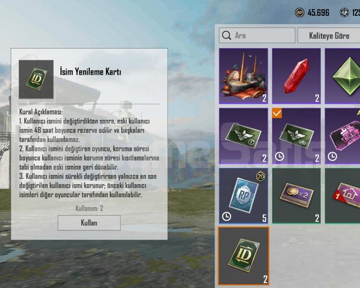 TEK BAĞ !! PLATİN V + ID KARTI ++