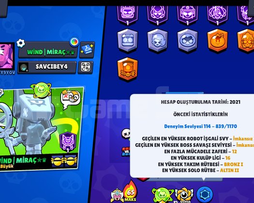 123000 kupa uzaylı şöhreti brawl stars hesabı
