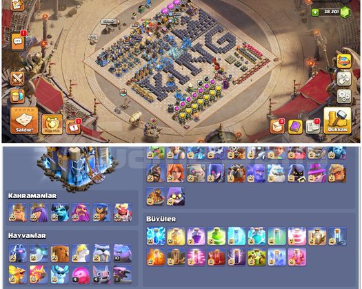 TH18COC | 38.201 TAŞ + SAYISIZ ÖGE !! MAX KÖY