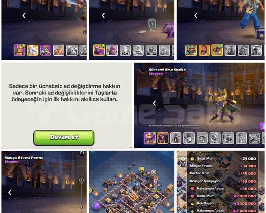 TH15COC |  İSİM HAKLI + TAMAMEN MAX KÖY !!