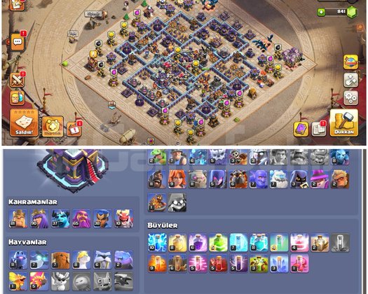 TH15COC |  İSİM HAKLI + TAMAMEN MAX KÖY !!