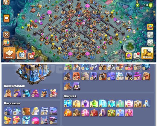 TH18COC |  EKSİKSİZ !! TAMAMEN MAX KÖY !!