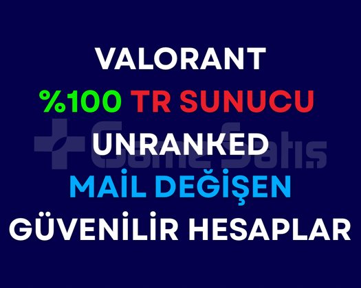 TR UNRANKED 20 LVL DERECELİ HAZIR HESAPLAR