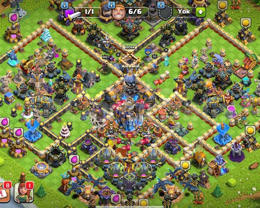 TH17 Clash of Clans Hesabı | 231 Seviye | VIP 20