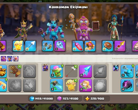 TH16 FULL MAX!! YÜKSEK SAVUNMA!! SAĞLAM HERO!!!