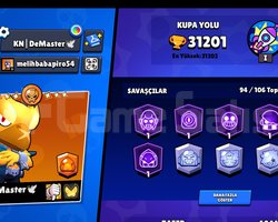 31K Kupa 94 Karakter Efsane Hesap