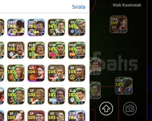 EFOOTBALL 3328 KG | 109-108LİK YILDIZLAR | MUH