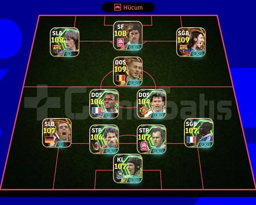 EFOOTBALL 3328 KG | 109-108LİK YILDIZLAR | MUH