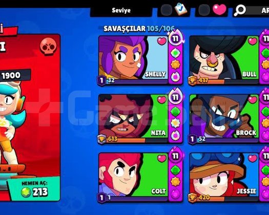 BRAWL STARS 53K FULL+FULL FİRSAT ÜRÜNÜ TEK BAG