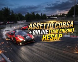 ASSETTO CORSA + ONLİNE TAM ERİŞİM HESAP