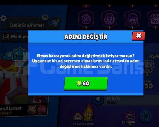 Dolu skinli bs hesabı mail değişir