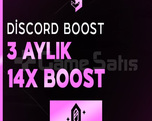 STOK VAR7/24 ANINDA TESLİM3 AYLIK 14X BOOST