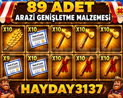89 ADET ARAZİ GENİŞLETME MALZEMESİ HEMEN TESLİM