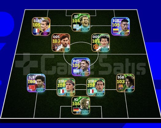 KG 3241 4 BOMBACI+ORKUN+JAMES+ROBSON+NESTA+ENZO