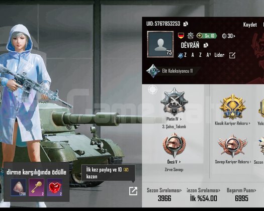 PUBG MOBİLE HESABI SATILIK | UYGUN FİYAT - KAÇIRMA