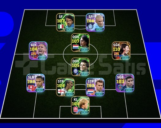 KG 3250 4 BOMBACI+MESSİ+DELPİERO+CRUYF+HALAND