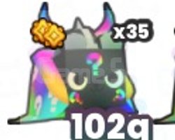 5x Rainbow Lucky Bearserker Parlak PS99