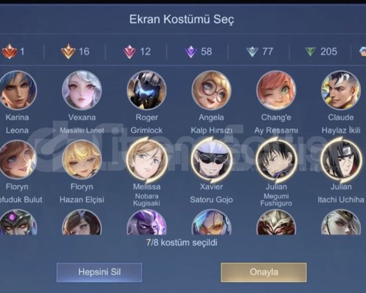 394 SKINLİ FULL MLBB HESABI + KOF + LEGEND