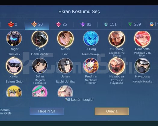 EFSANE HESABIM SATILIK