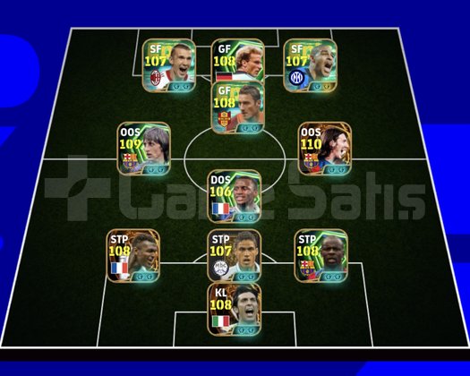 3337 KOLEKTİF YENİ yeni adriano-shevchenko-totti