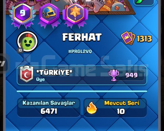 9 Yıllık Clash Royal Hesabı
