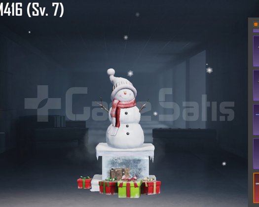 ACİL SATILIK  75 Lvl | M416 Buz Diyarı | Alevli