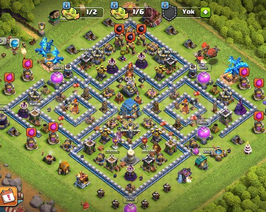 CLASH of CLANS hesap satışı lv12 Max yakın