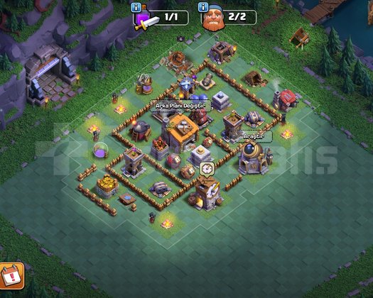 CLASH of CLANS hesap satışı lv12 Max yakın