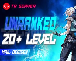 TR I UNRANKED 20+ LVL MAİL DEĞİŞEN HESAPLAR
