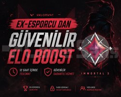 EX-ESPORCUDAN GÜVENLİ VE HIZLI VALORANT ELO BOOST